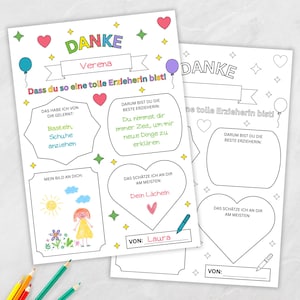 Regalos personalizados para educadores, regalos de despedida para educadores, agradecimiento guardería, jardín de infantes, descargar
