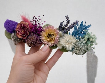 Cinturón rústico de flores secas – Fajín nupcial estilo boho