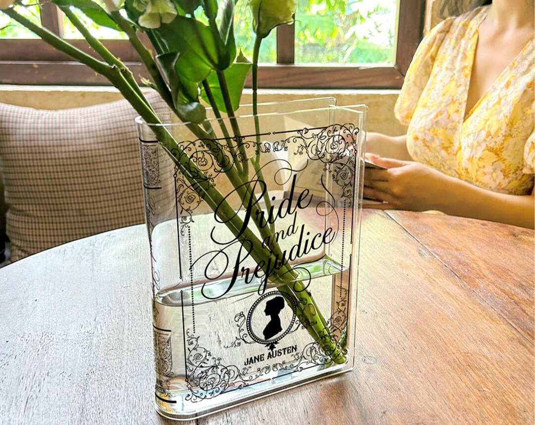 Pride & Prejudice Large Book Vase