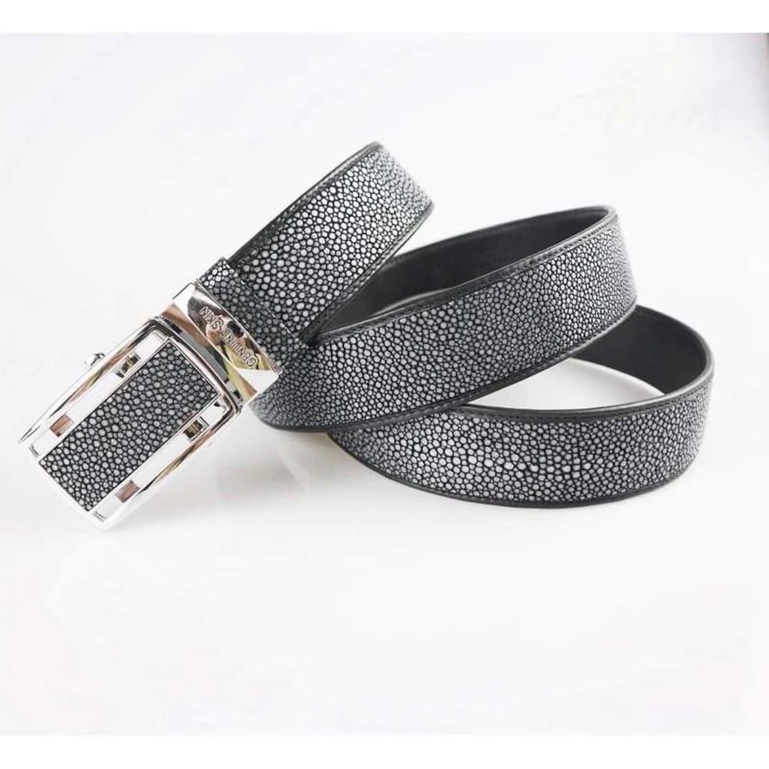 Black Stingray Rowstone Belt