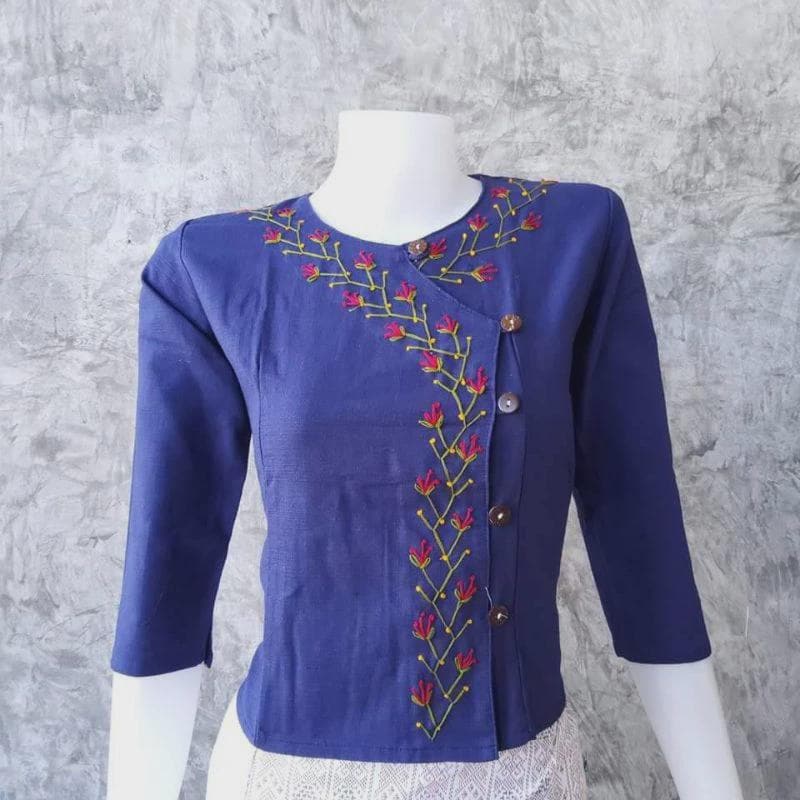 Embroidered Cotton Clothes Traditional Clothes Thailand Embroidered Cotton Clothes Traditional Clothes Thailand
