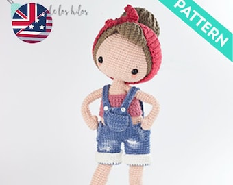 Amigurumi Outfit ENGLISH Pattern, PDF, Clothes Crochet Pattern, Customizable Amigurumi, Pin Up Clothes Crochet, Amigurumi Crochet Pattern