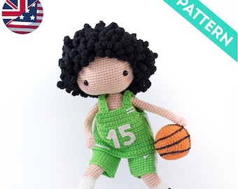 Amigurumi Doll Basketball Outfit Crochet Pattern (PDF)