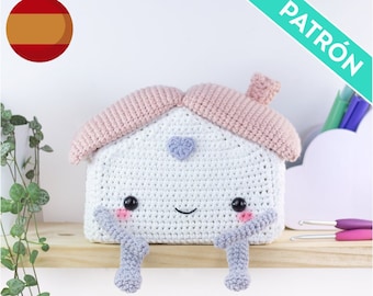 Casa Amigurumi Crochet Pattern, Beginner Friendly (PDF, Spanish)