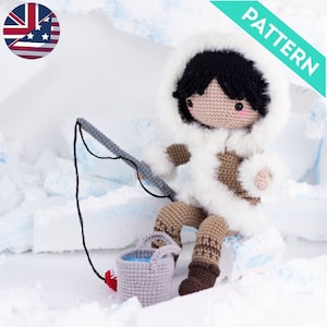 Amigurumi Winter Outfit ENGLISH PATTERN, PDF, Crochet Clothes for Dolls, Customizable Doll Clothes, Amigurumi Doll Crochet Pattern, Toys