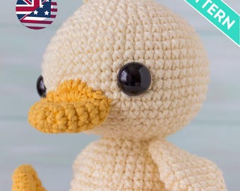 Crochet Baby Duck Pattern, Amigurumi Plush Toy (PDF Pattern)
