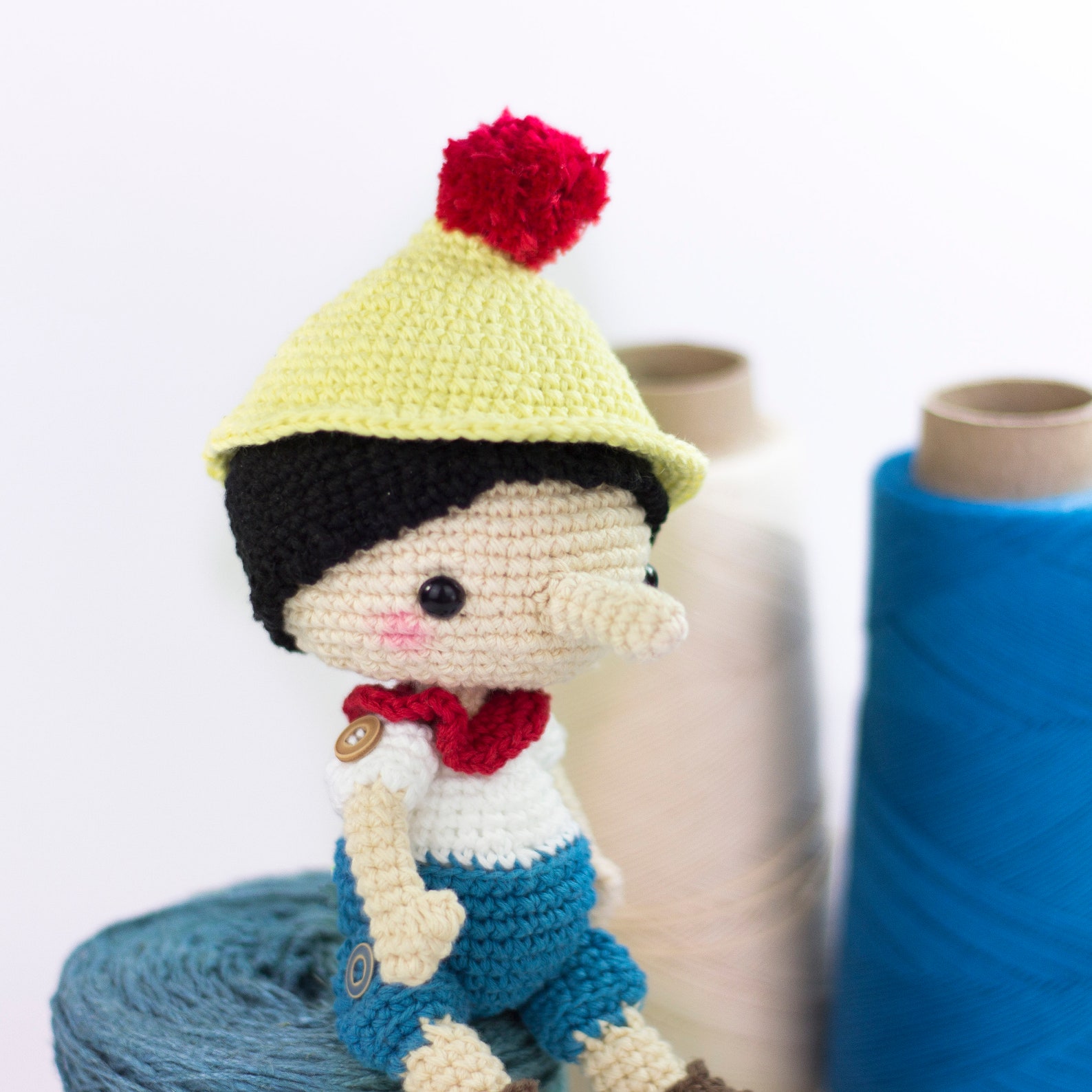 Pattern For Pinocchio Overalls Pinocchio Amigurumi Crochet Pattern, Spanish PDF, Carlo Collodi Story ...