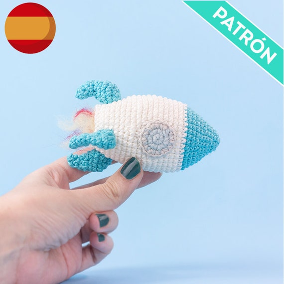 Buy PATR N ESPA OL Cohete Amigurumi PDF Patr n Cohete Crochet