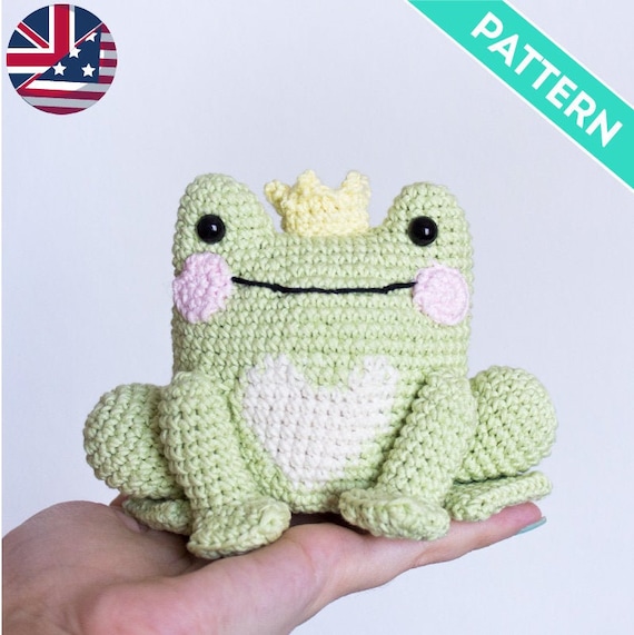 Amigurumi ENGLISH Frog Pattern, PDF, Crochet Frog Pattern, Frog Plushies  for Kids, Amigurumi Frog, Crochet Frog Toy, Valentine Gifts -  Canada