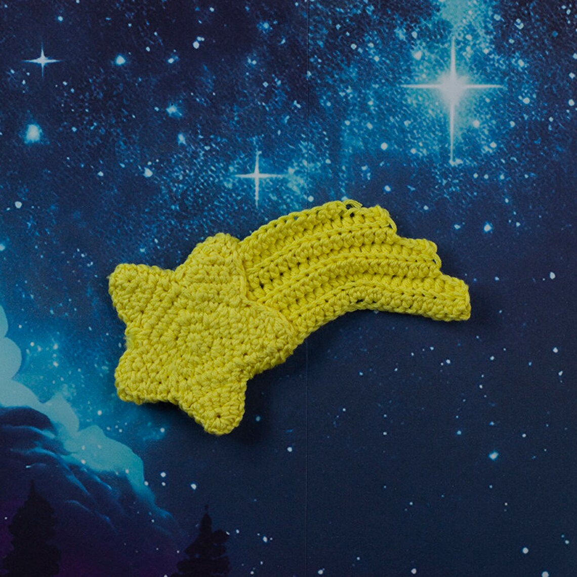 Shooting Star Amigurumi Crochet Pattern, Keychain Star (PDF) Etsy