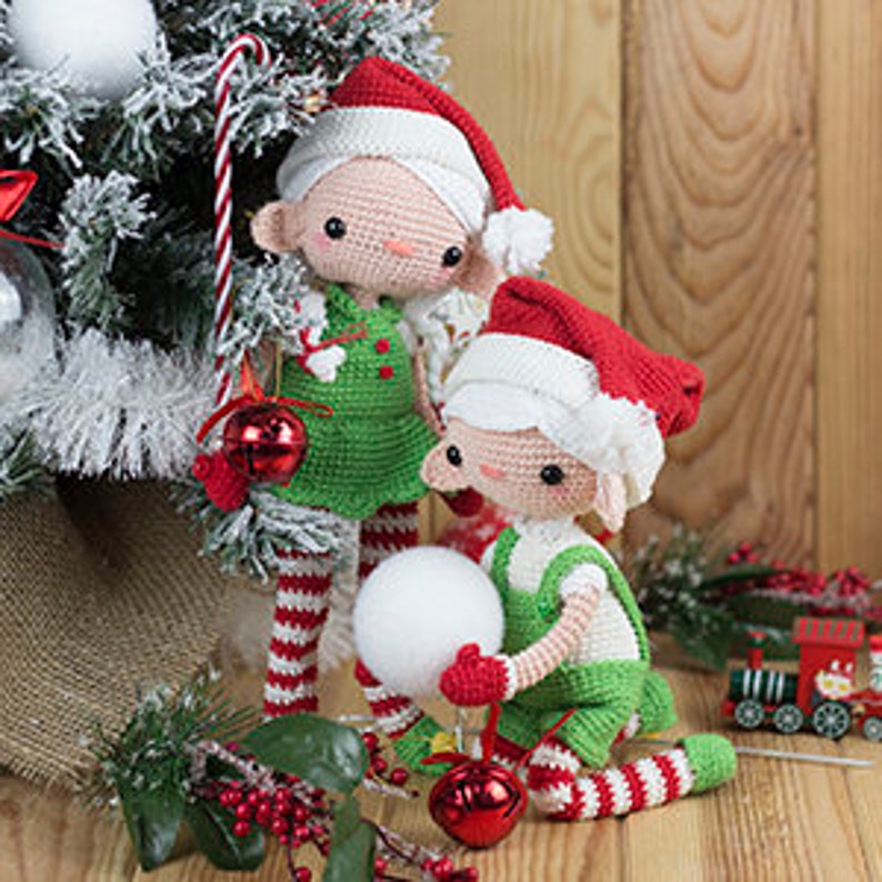Christmas Girl Doll Amigurumi Pattern ENGLISH PATTERN PDF Crochet Christmas Decorations Christmas Handmade Gifts Christmas Elf Pattern