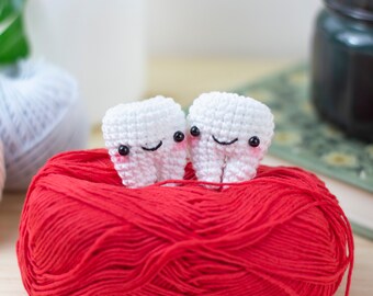Amigurumi Molar Crochet ENGLISH PATTERN, PDF, Tooth Amigurumi