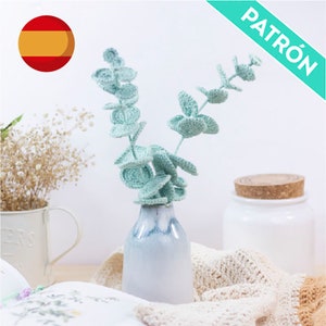 PATRÓN ESPAÑOL Amigurumi Eucalipto, PDF, Patrón Crochet planta, Patrón Crochet Principiantes, Patrón Crochet Fácil, Plantas