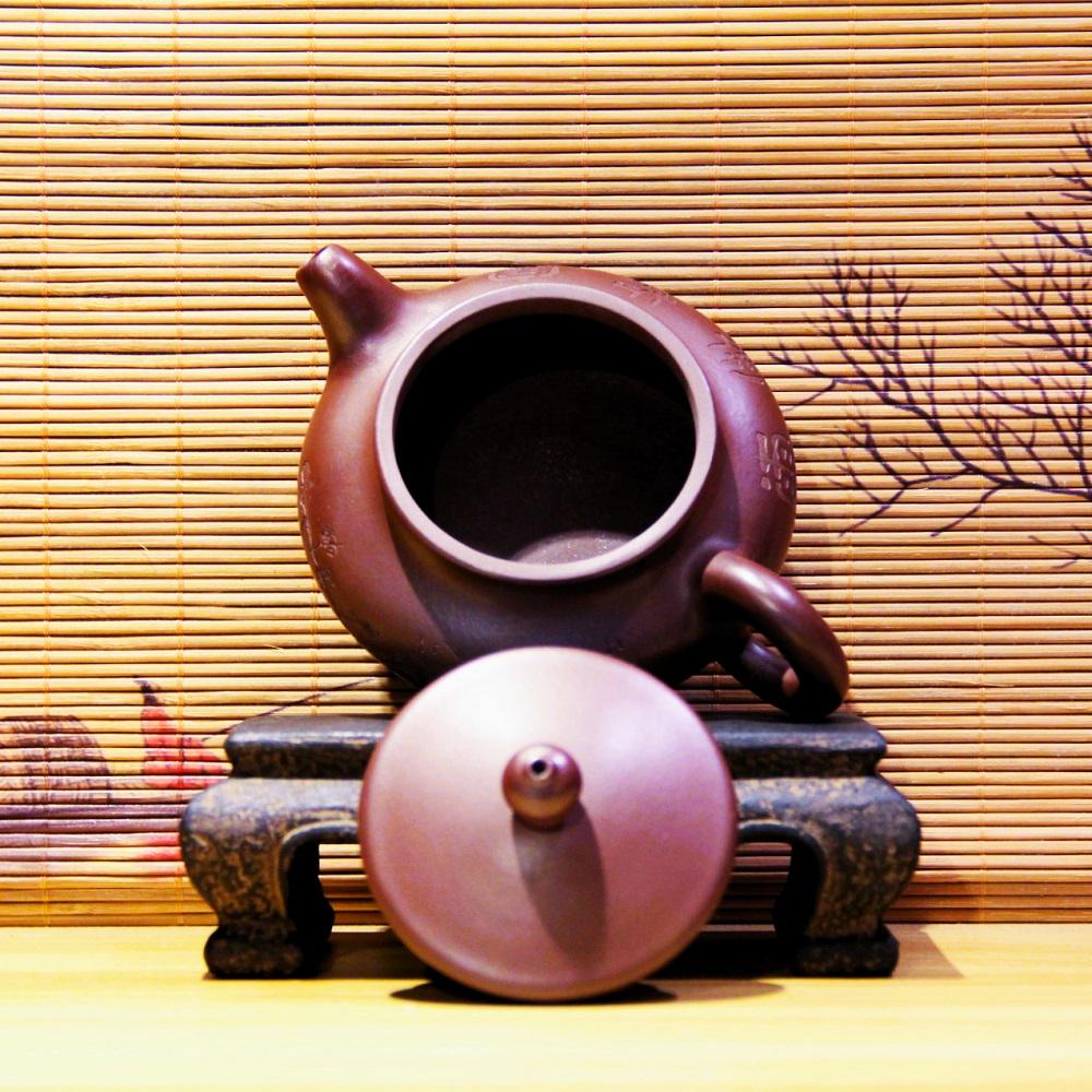 中国宜興紫土手作り急須100ml 中国急須 宜興紫砂壺 笑桜（唐秀萍・濃茶）｜中国茶器の天香茶行