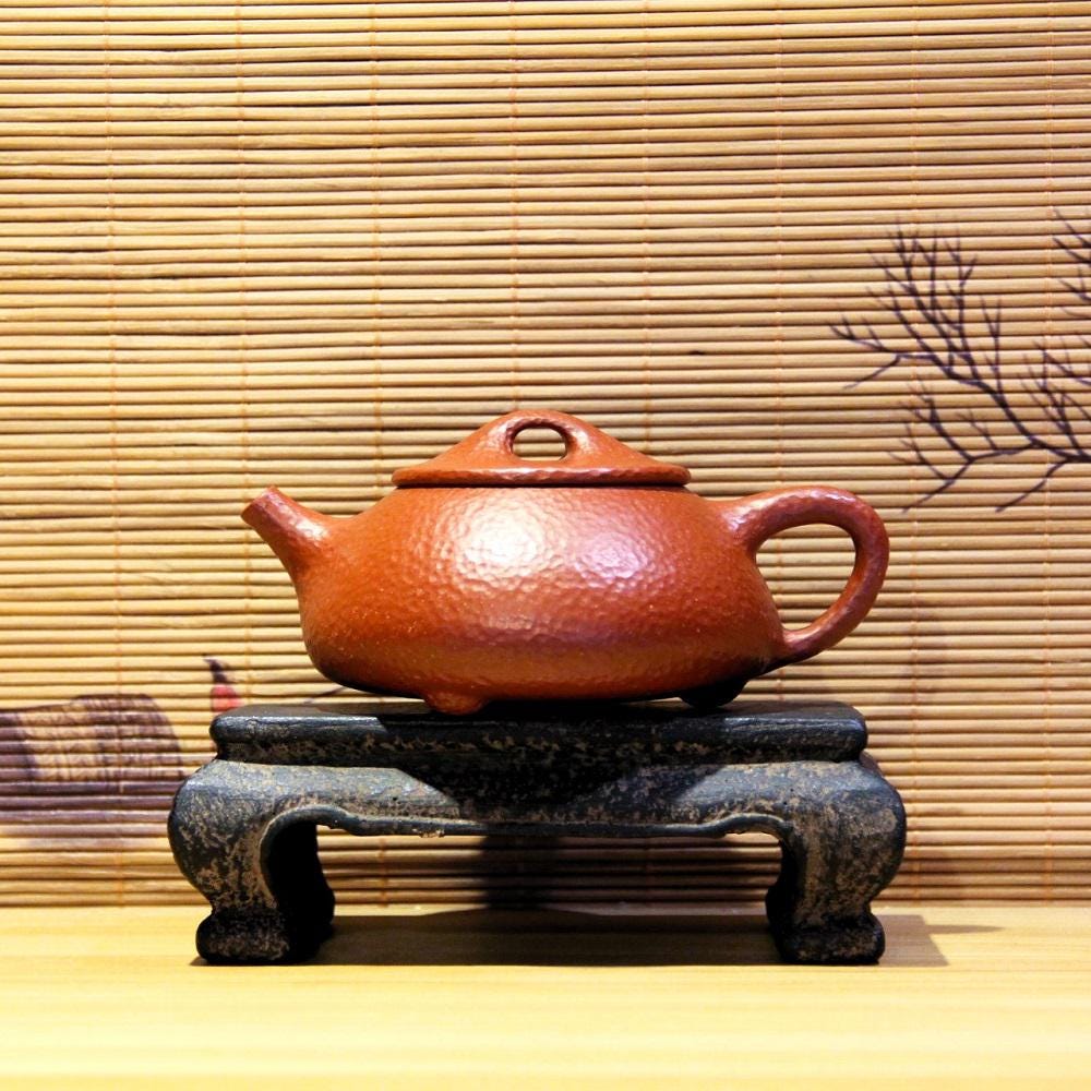 完全手作りの宜興紫砂急須 [荊州市彪] 220ml | 紫土急須 | 中国急須