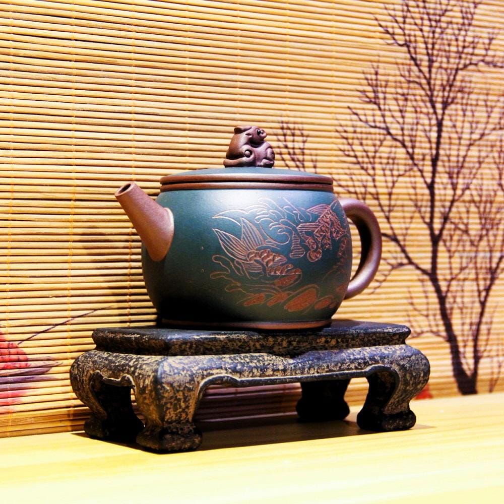 宜興紫砂急須 [龍華] 280ml | 手作り紫砂急須 - Etsy 日本