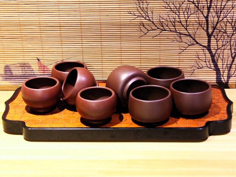 Yixing Zisha Tea Cup | Zi Zhu Ni / 50/70ml | Purple Clay Tea Cup | Chinese Tea Cup