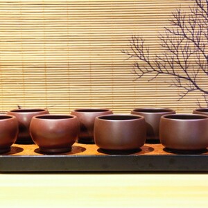 Yixing Zisha Tea Cup | Zi Zhu Ni / 50/70ml | Purple Clay Tea Cup | Chinese Tea Cup