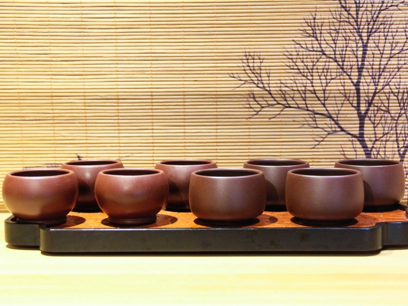 Yixing Zisha Tea Cup | Zi Zhu Ni / 50/70ml | Purple Clay Tea Cup | Chinese Tea Cup
