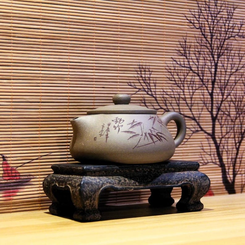 Yixing Zisha Teapot [Bamboo Shi Piao] - Thumbnail 4