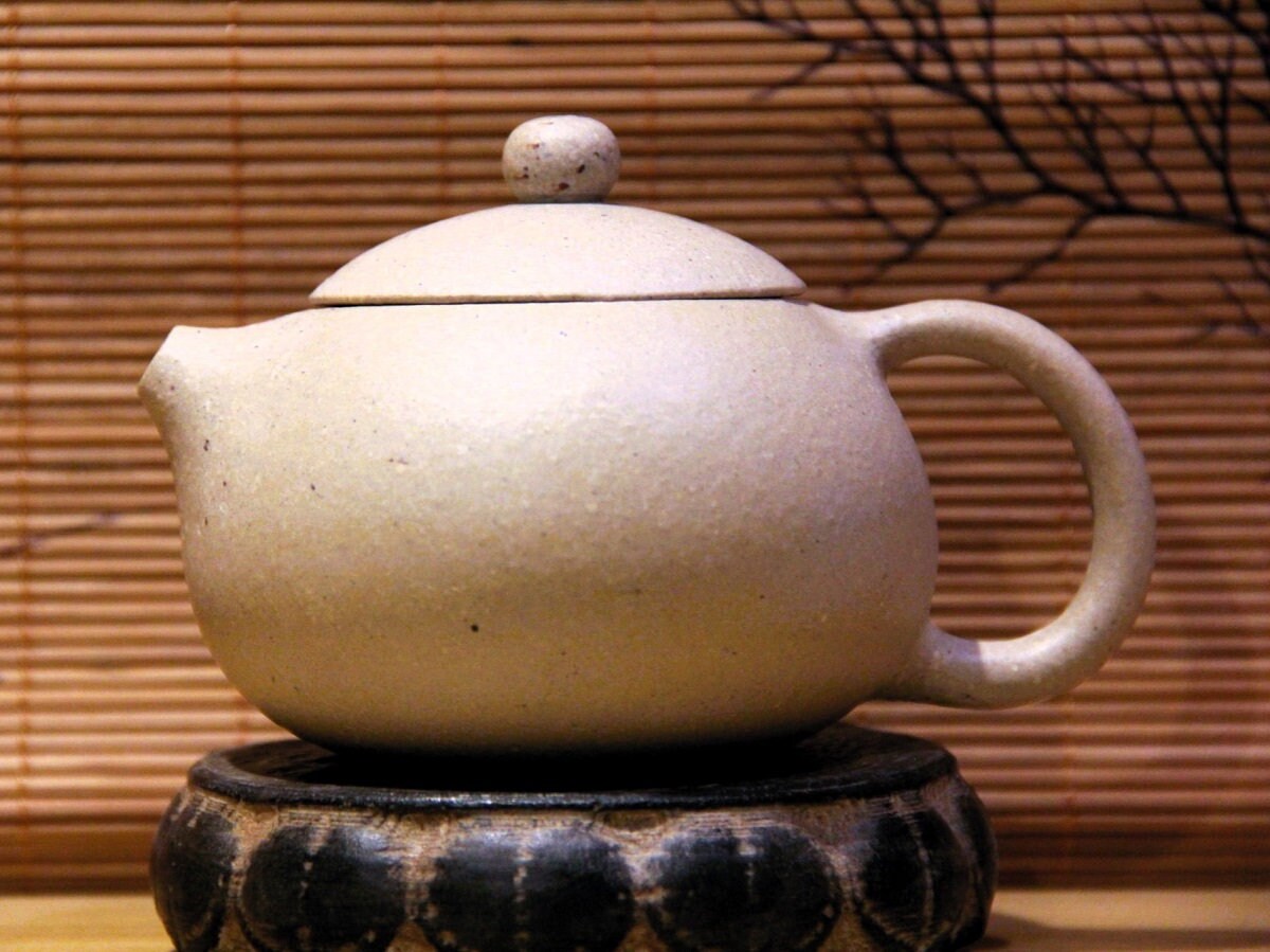 宜興紫砂急須 [西石ポット] 280ml | 手作り急須 | 紫土急須 | 中国急須