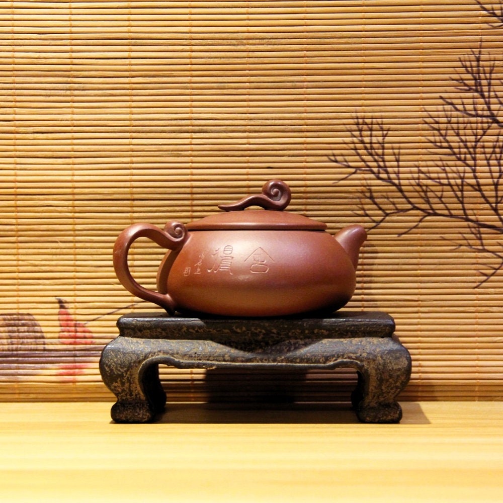 中国宜興紫土手作り急須100ml 中国宜興紫土手作り急須100ml