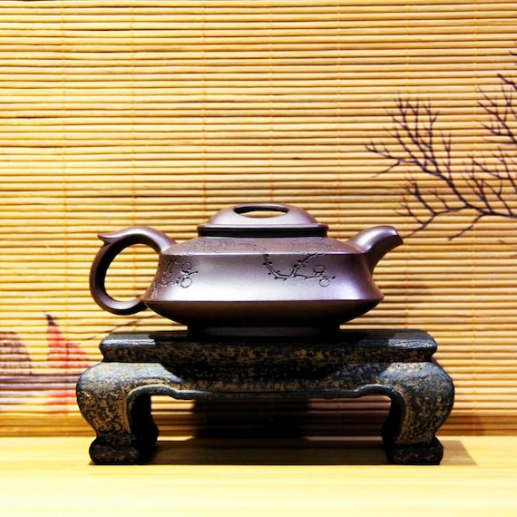 紫砂　急須 宜興紫砂急須 [瑞梅] 200ml | 紫土急須（手作り） - Etsy 日本