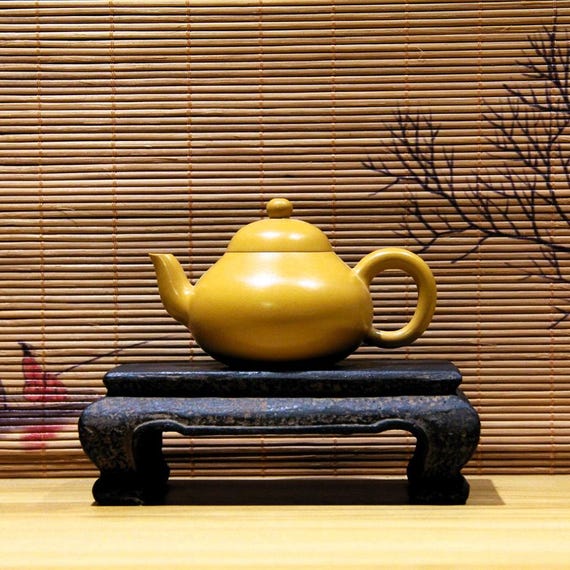 宜興紫砂急須 [梨型] 110ml | 手作り急須 | 紫土急須 | 中国急須