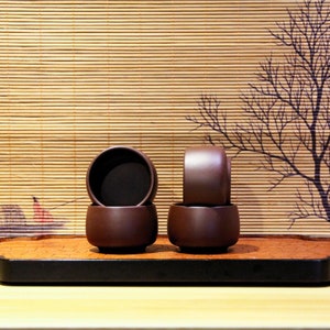 Yixing Zisha Tea Cup | Zi Zhu Ni / 50/70ml | Purple Clay Tea Cup | Chinese Tea Cup