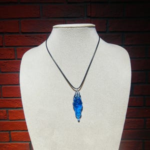 Stardew Valley Mermaid Pendant Glass blue gift for her birthday gift