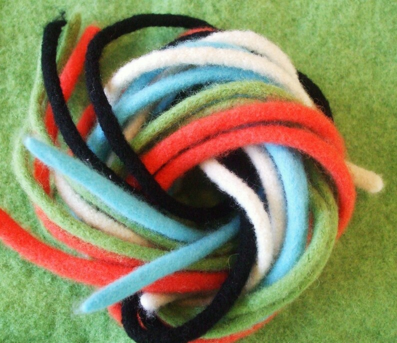 How to make felt strips from recycled wool sweaters Pdf file Etsy