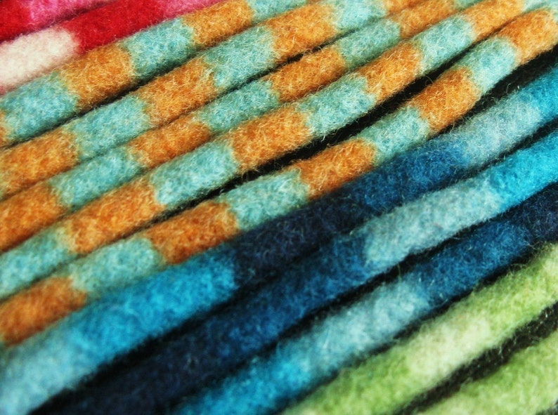 How to make felt strips from recycled wool sweaters Pdf file Etsy