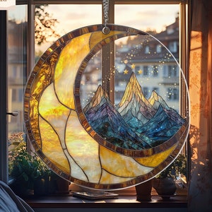 Night Court Suncatcher Ornament, Night Court Acrylic Window Hanging, Fantasy Book Reader Gift, Book Lover Gift, Bookish Gift,Bookshelf Decor