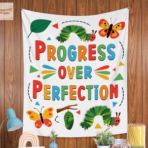 Teacher Classroom Tapestry, Back to School Classroom Decor, Positive Affirmation Poster, Teacher Classroom Banner, Gift for Teacher