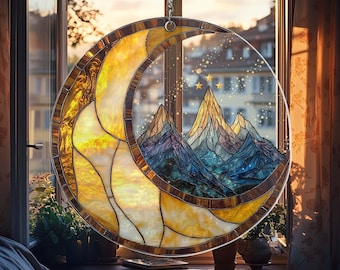 Night Court Suncatcher Ornament, Night Court Acrylic Window Hanging, Fantasy Book Reader Gift, Book Lover Gift, Bookish Gift,Bookshelf Decor