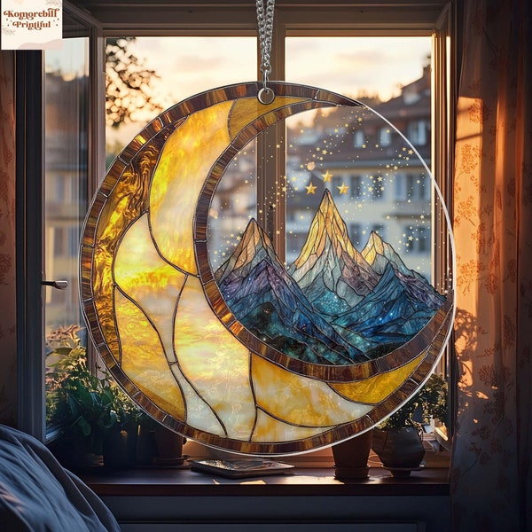 Night Court Suncatcher Ornament, Night Court Acrylic Window Hanging, Fantasy Book Reader Gift, Book Lover Gift, Bookish Gift,Bookshelf Decor