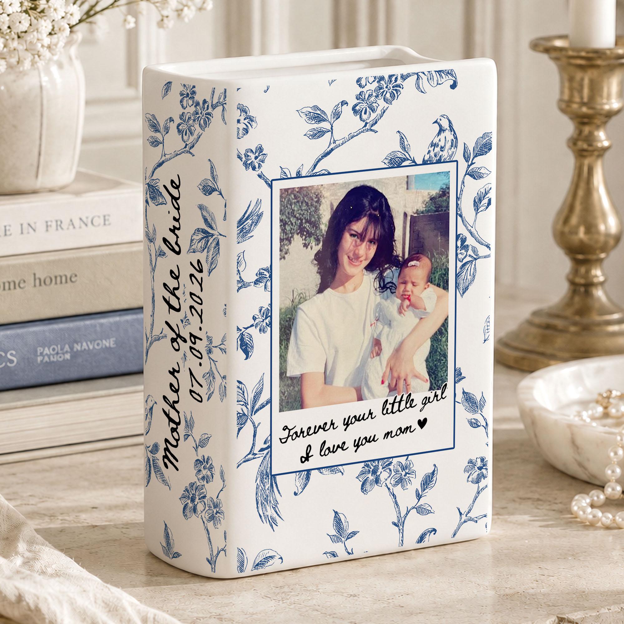 Personalized Photo Book Vase