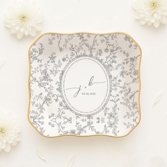 Personalized Wedding Gift for Couple, Engagement Gift, Custom Locked Ring Dish, Sentimental Gift for Bride, Handmade Custom Ring Holder Gift