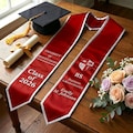 Custom Embroidered Graduation Stole, Personalized Grad Sash, Custom Text Name Logo Stole, Senior Keepsake,Graduation Gift,Class of 2026 Sash product logo