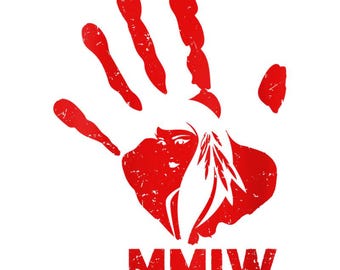 Autocollant MMIW pour pare-chocs | Sticker vinyle MMIW | Sticker pour ordinateur portable femmes autochtones disparues ou assassinées