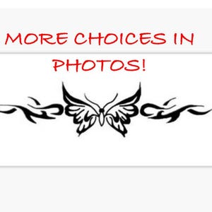 Bumper sticker / Car Tramp Stamp / Y2K / Butterfly / Wings / Gothic / Vinyl Decal / Cybersigilism