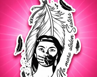 MMIW Aufkleber Aufkleber | No More Stolen Sisters Awareness Vinyl Grafik