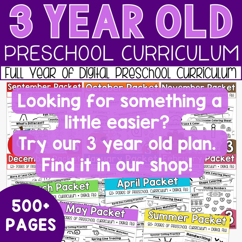April Pre-k Curriculum, Preschool Curriculum, April Learning Packet ...