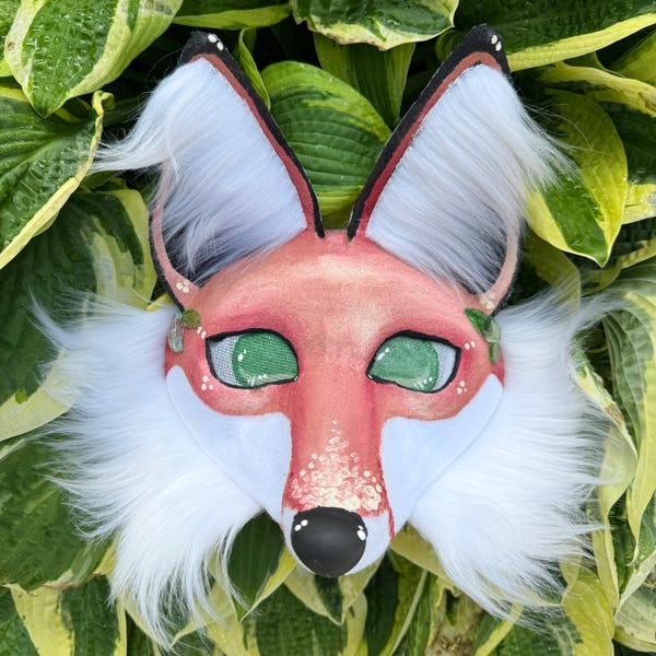 Fox Rherian Mask Red Fox Therian Mask - Etsy