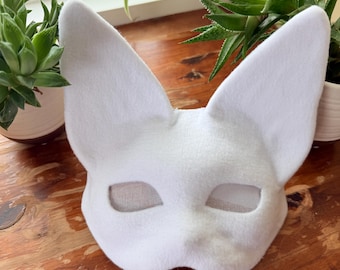 Therian Fleeced Cat Mask Base Made to Order Replica