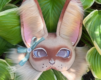 Therian Braune Cottontail Bunny Kaninchen Maske