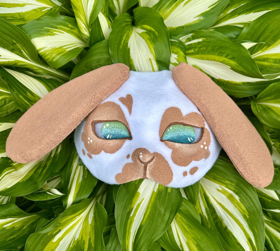 Therian Mask Brown Spotted Lop Bunny - Etsy
