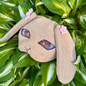 Therian Mask Brown Cherry Blossom Lop Bunny - Etsy