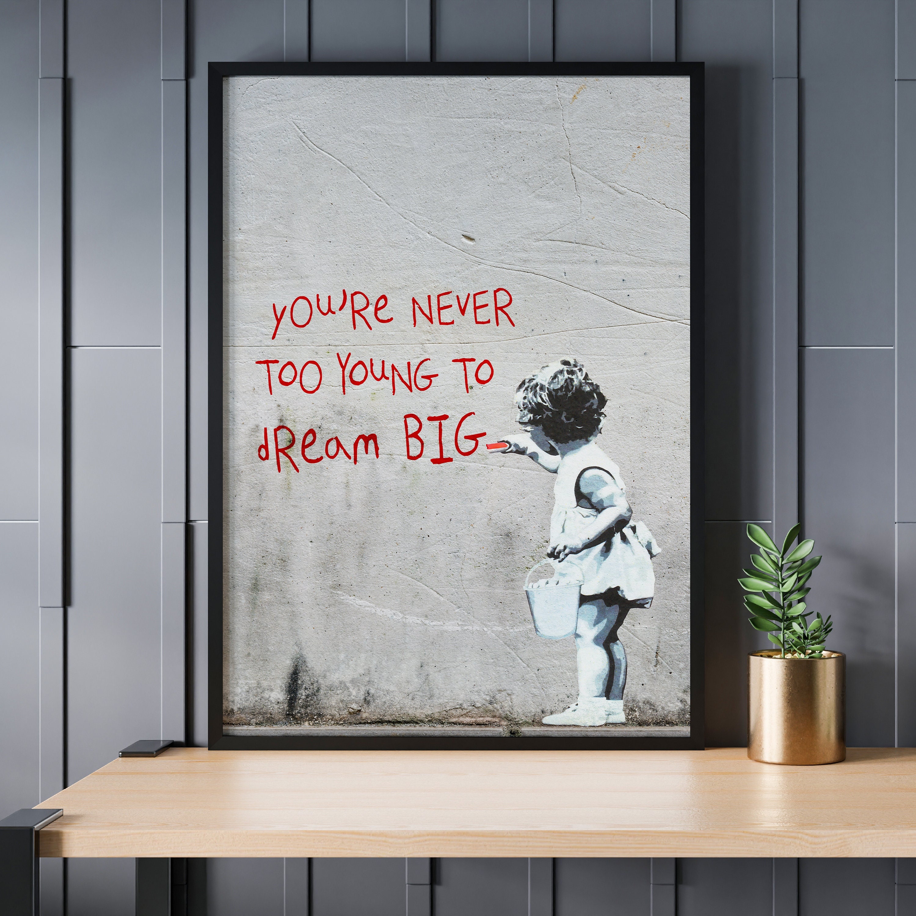 Tableau Street Art La Joconde Graf | La Déco Discount