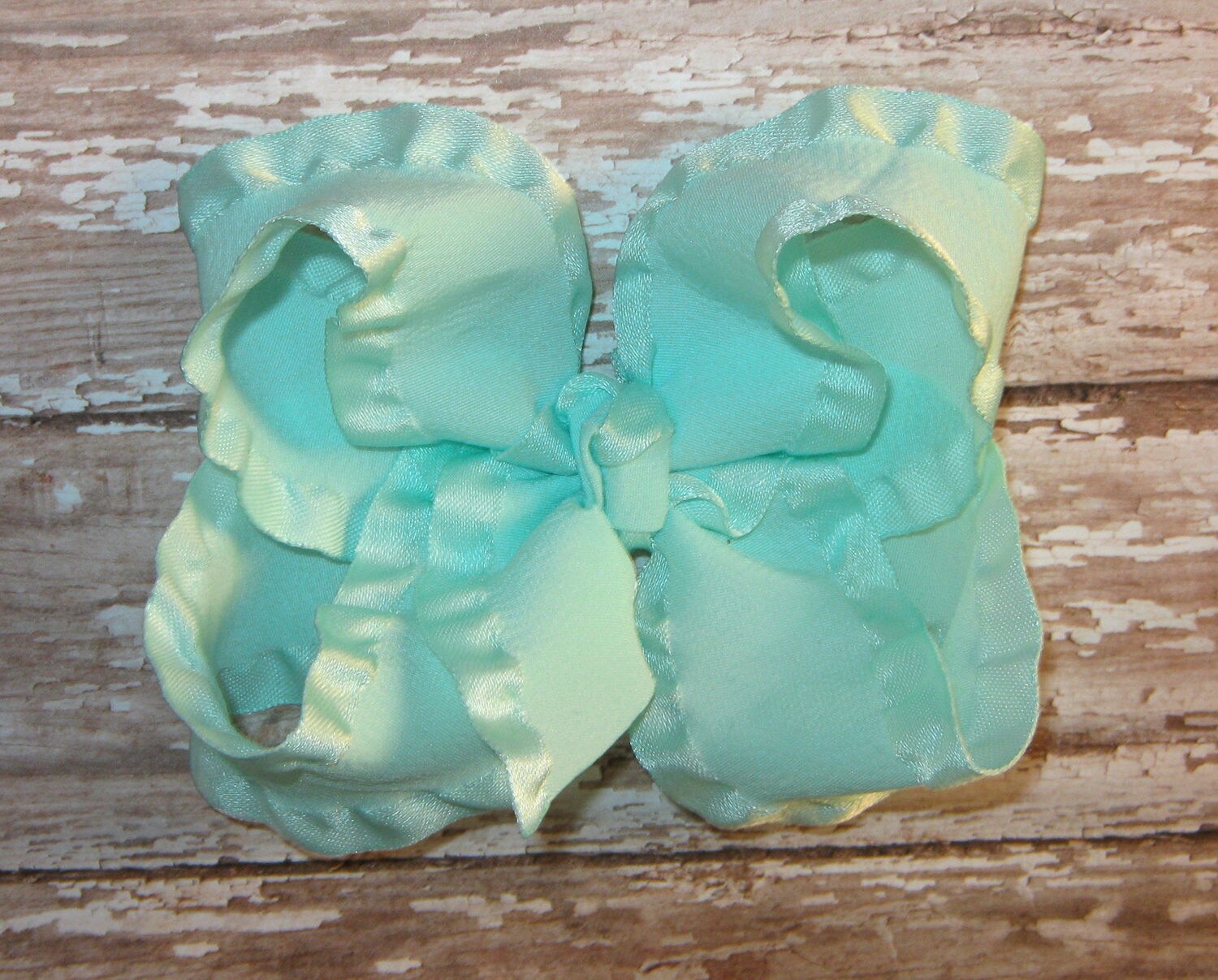 Sparkling Aquamarine Bow  Headband Aquamarine Hair Bow - Etsy main image 4
